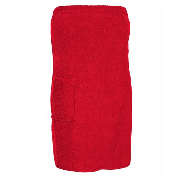 Ręcznik do Sauny Damski Bawełna Pareo L/XL Czerwon