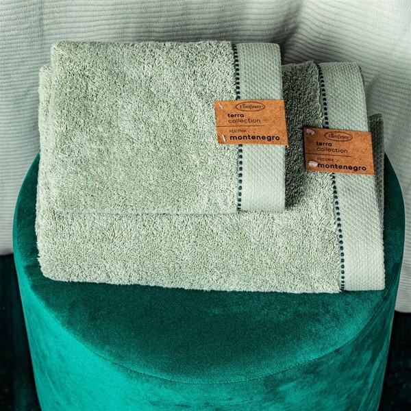 Ręcznik 70 x 140 Kąpielowy 500g/m2 Monte 1 Zielony