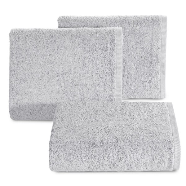 Ręcznik Kąpielowy Gładki2 (35) 100 x 150 Srebrny