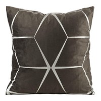 Poszewka 45 x 45 Eurofirany Velvet Blink28 C. Brąz