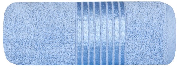 Ręcznik 50 x 90 Euro Kol. Lena 07 - 500 g/m2 Niebieski