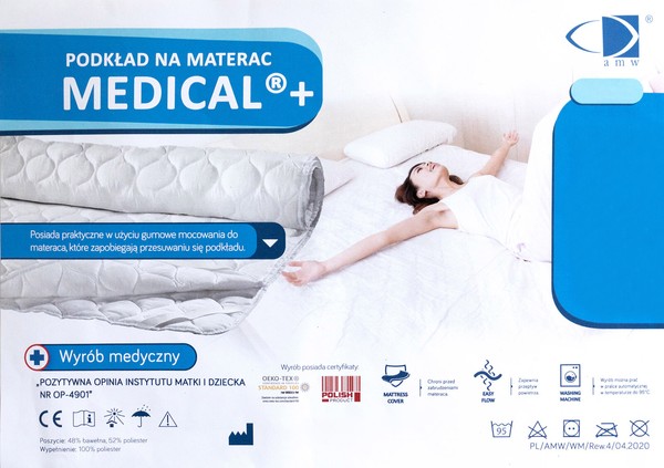 Podkład na materac 140 x 200 Medical