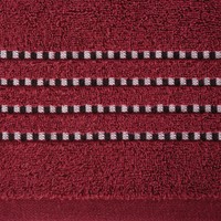 Ręcznik Kąpielowy Fiore (16) 30 x 50 Czerwony