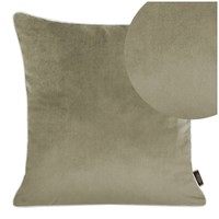 Poszewka 45 x 45 Dekoracyjna Euro Velvet 57H Beż