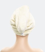 Turban 65 x 25 Ręcznik Mikrofibra Aki Krem