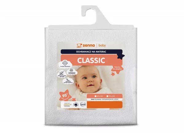 Ochraniacz 70x140 na Materac Baby senna CLASSIC