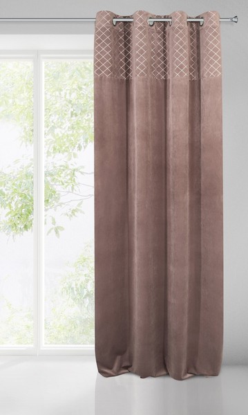 Zasłona 140 x 250 Dekoracyjna Velvet Karina2 Róż