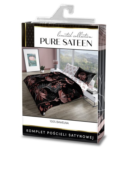 Pościel 160 x 200 3cz Satynowa Pure Sateen 010