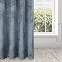 Zasłona 140 x 250 Dekoracyjna Velvet Evelyne Stal