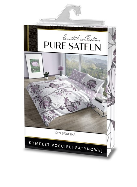 Pościel 160 x 200 3cz Satynowa Pure Sateen 011