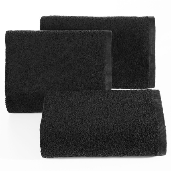 Ręcznik Kąpielowy Gładki2 (17) 50 x 90 Czarny