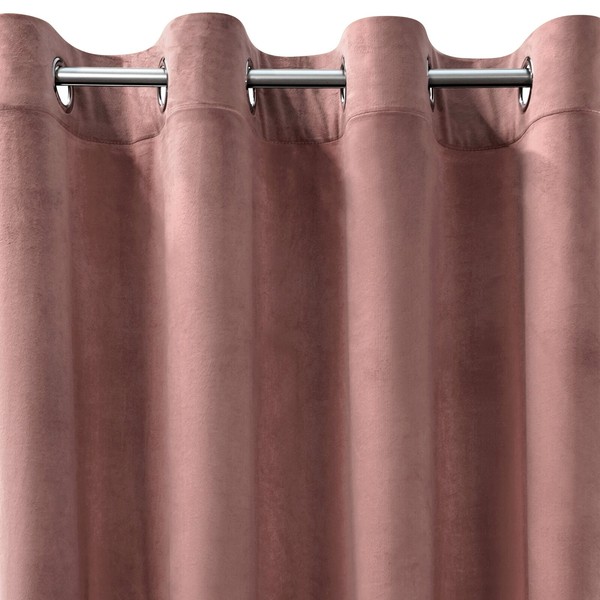 Zasłona 135 x 270 Dekoracyjna Velvet Rosa C. Róż