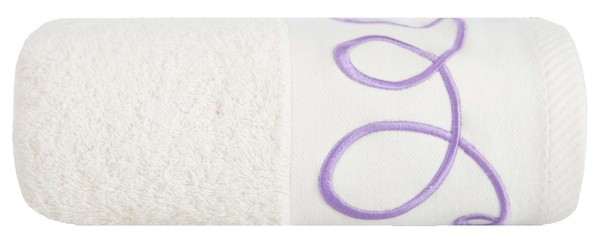 Ręcznik 50 x 90 Euro Kol. Ring 21 - 500 g/m2 Biały