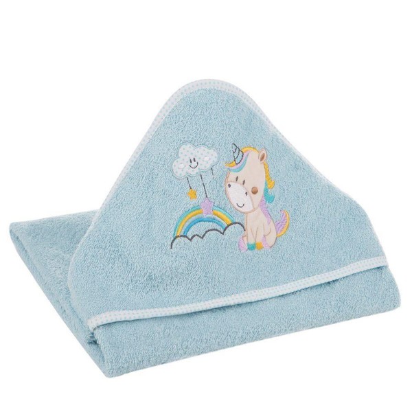 Ręcznik Kąpielowy Dziecięcy Baby34 75 x 75 Niebies
