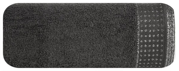Ręcznik Kąpielowy Luna (06) 70 x 140 Czarny