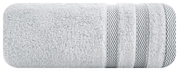 Ręcznik Kąpielowy Riki (03) 50 x 90 Srebrny
